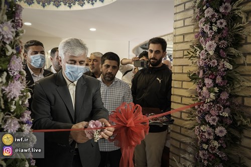 مراسم افتتاح دومین مرحله از بازسازی و نوسازی خانه کشتی شهید ابراهیم هادی (گزارش تصویری)
